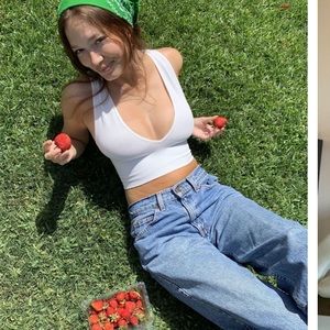 UO NWOT Seamless plunging bra top